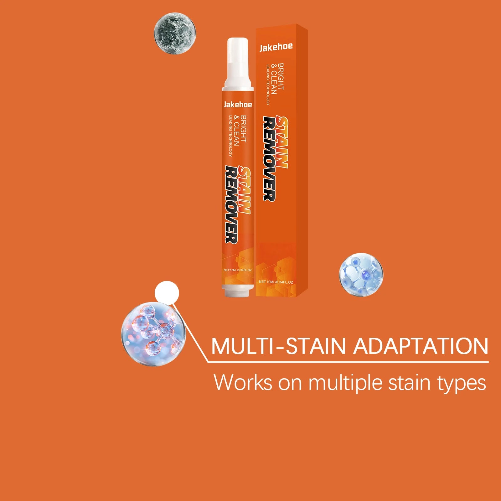 Stain Remover Stick Gentle Laundry Pen for Delicate Fabrics Natural Lipase Citric Acid Clothing Spot Cleaner Portable 10ml