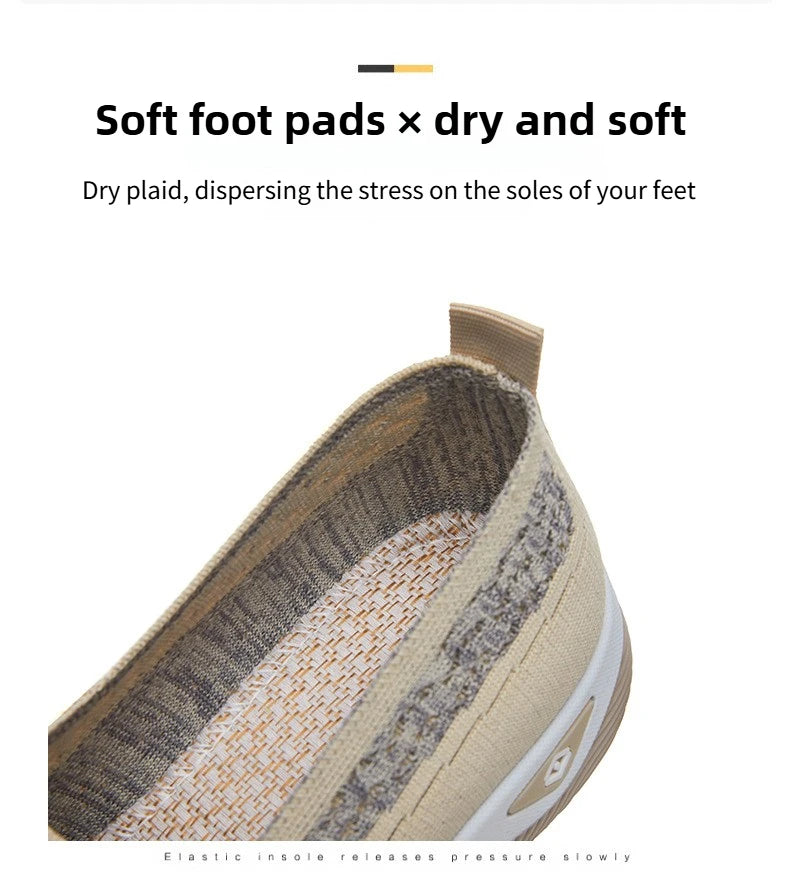Shoes for women 2026 Spring Autumn hot casual shoes with soft soles lightweight single shoe for women breathable mother shoes