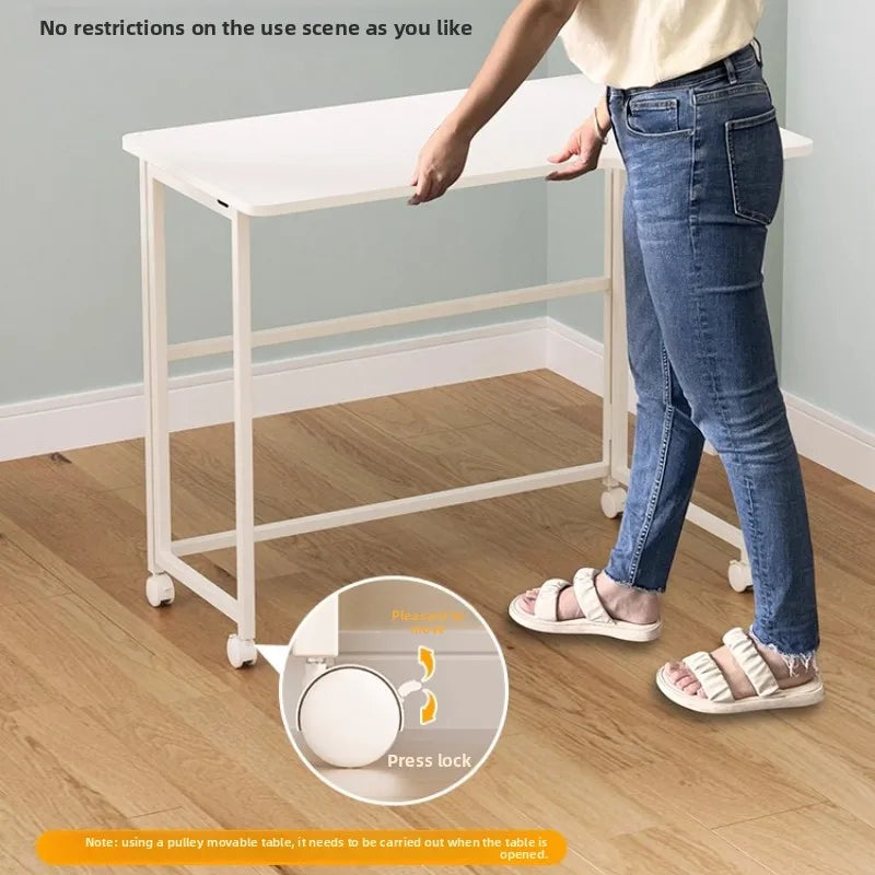 Foldable Laptop Desk for Home And Bedside Use Space-Saving Multifunctional Junior High Student Study Table