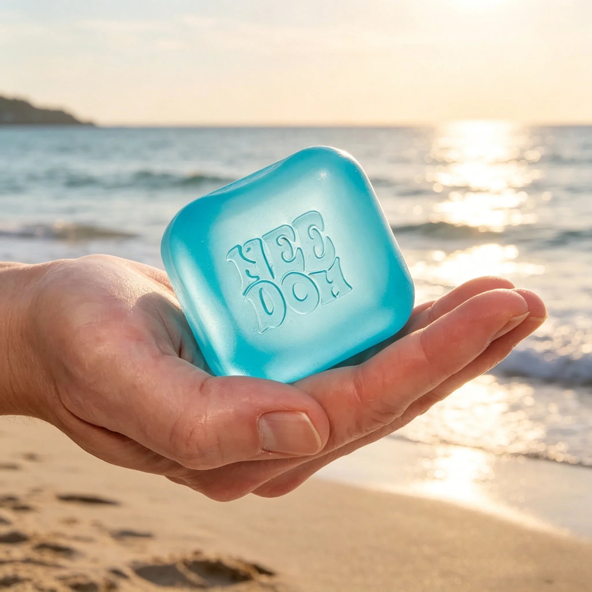 Needoh Nice Cube Fidget Focus Toy, Sensory Stress Relief Cube for Anxiety Relief Adults & Kids