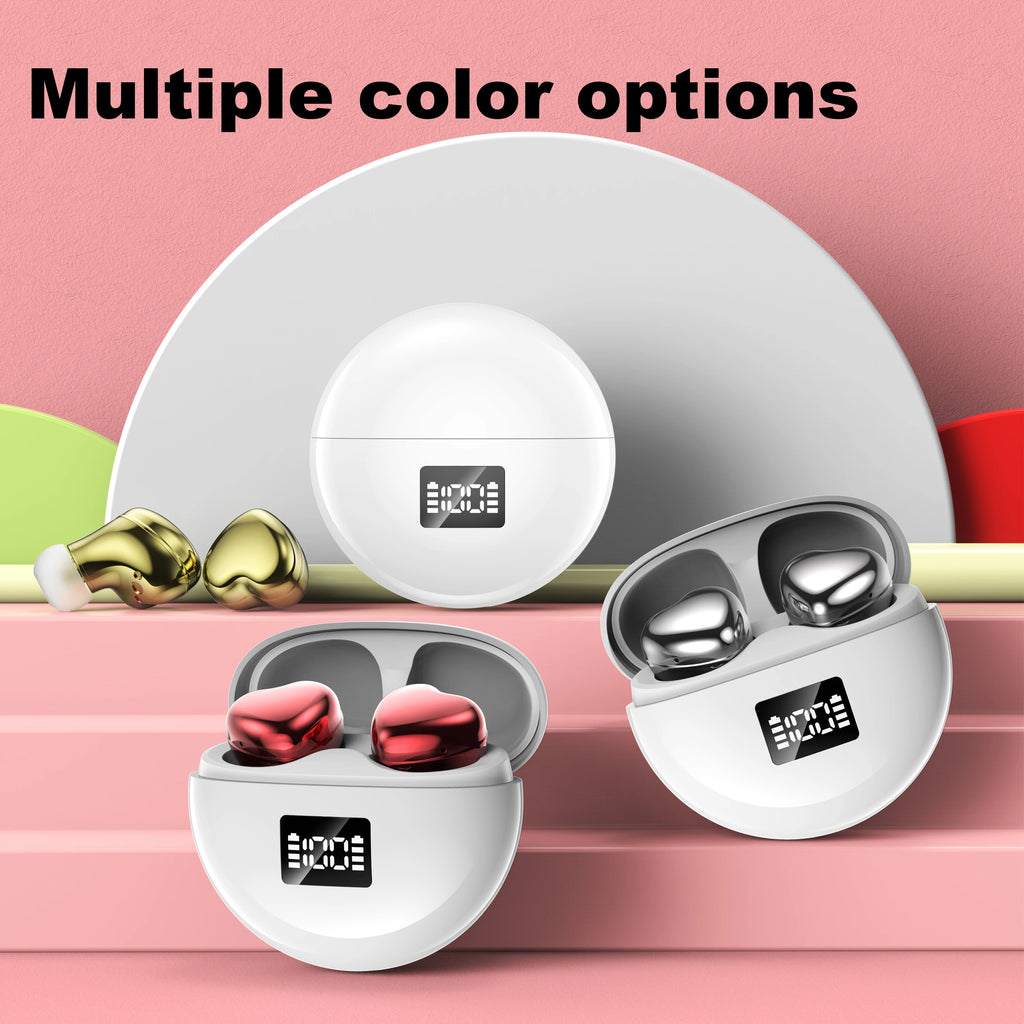 Bluetooth Headphones Pretty Wireless Earbuds Built-In Microphone And Volume Control Headphones Ideal For Sports And Music Lovers
