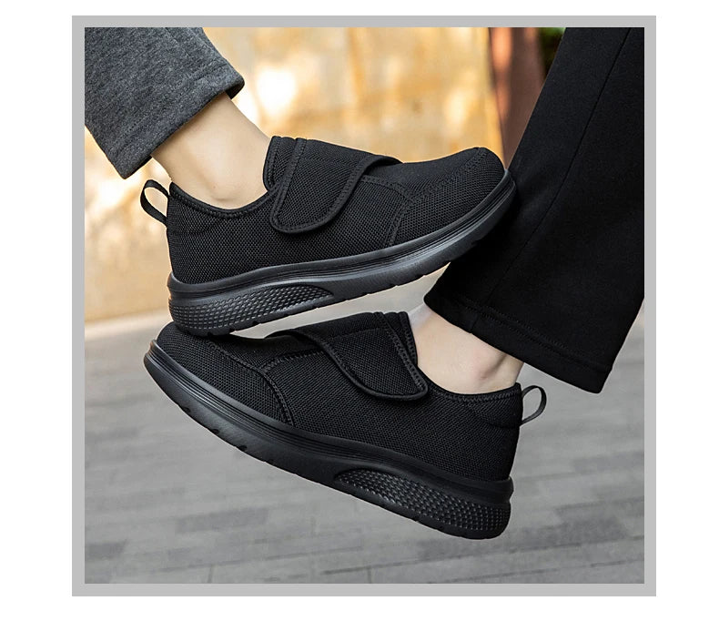 New Wide Toe Men's Barefoot Shoes Orthopedics Wide Feet Swollen Shoes Comfortable Diabetic Shoe Walking Shoes Men's Shoes