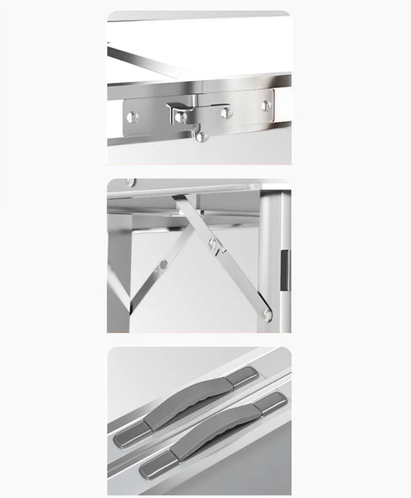 Folding Multi-functional Outdoor Tables Portable Adjustable High Outing Picnic Writing Camping Table Creative Outdoor Furniture