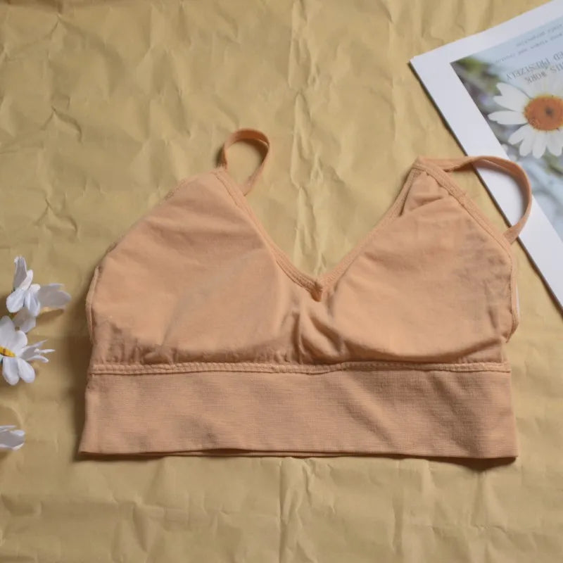 Women's Seamless  Underwear Set Bra And Thongs LingerieLow Waist Panties Pushup Bralette Sexy Female Woman Clothes Below