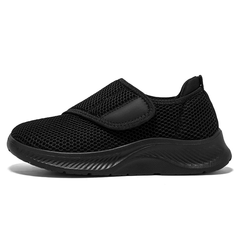 Wide Toe Box Walking Shoes Elderly Men Women Comfort Diabetic Shoes Swollen Foot Orthopedic Sneakers Thumb Eversion Pain Relif