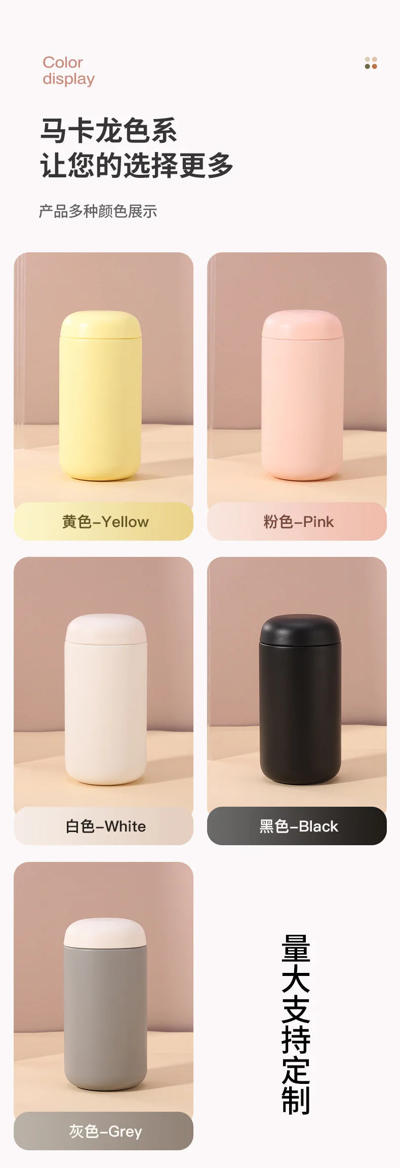 Ceramic Inner Capsule Cup High Quality Stainless Steel Travel Mug Thermal Coffee Cup