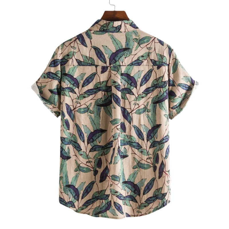 Summer Shirt Men's Shirts T-shirts Man Free Shipping Fashion Clothing Blouses Luxury Social Hawaiian Cotton High Quality Polo