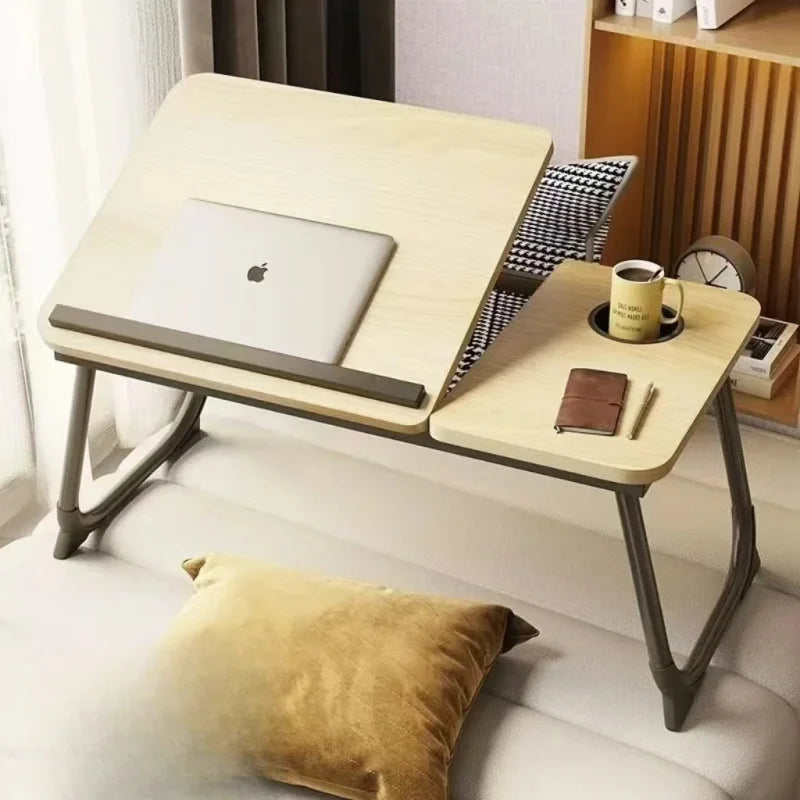 Folding Adjustable Bed Desk Small Lazy Computer Table for Student Dormitory Study Writing Notebook Desk Home Furniture