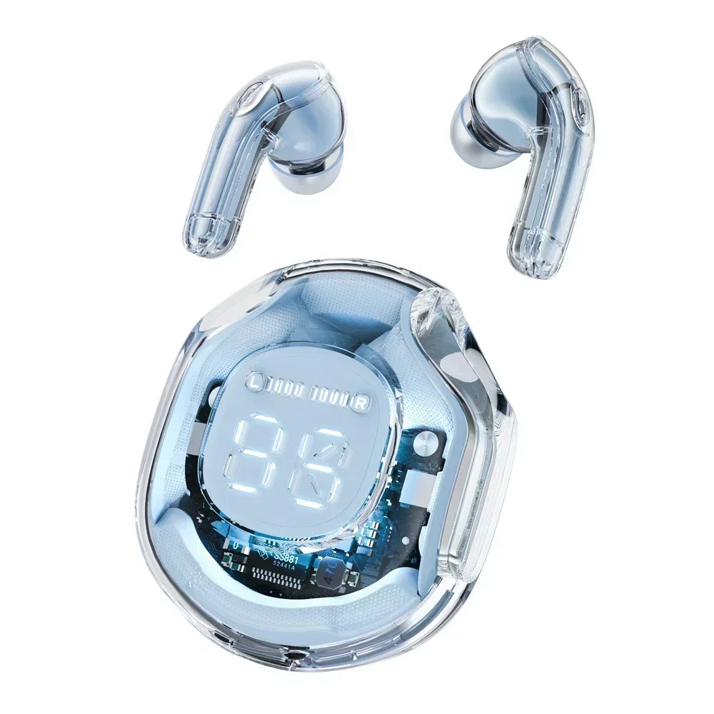 Wireless Bluetooth Headset Wireless Bluetooth Headphones LED Power Digital Display Stereo Wireless Earphones for smartphones