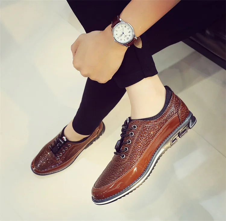 Men's Shoes Soft Bottom Soft Leather Casual Shoes New Spring Trendy Design Men's Footwear Men's Sports Shoe Zapatos Para Hombre