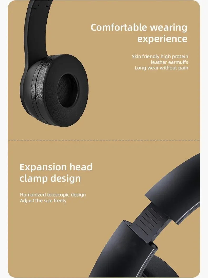 Bluetooth hands-free wireless headset P47 Bluetooth headset, suitable for all major brands of mobile phones