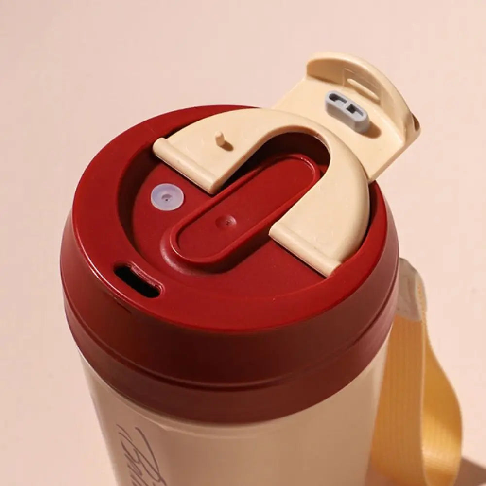 Stainless Steel Travel Thermal Cup 520ML Keeps Cold and Heat Coffee Vacuum Flask Portable Heat-resistant Coffee Thermos Mug