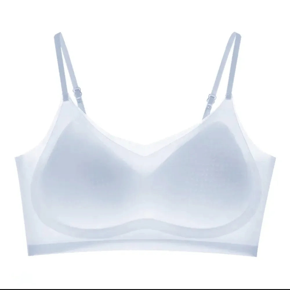 Lingerie Close-fitting Seamless Bra Shockproof Beautiful Back Brassiere for Women Anti-sagging Wireless Deep V Bra Girls