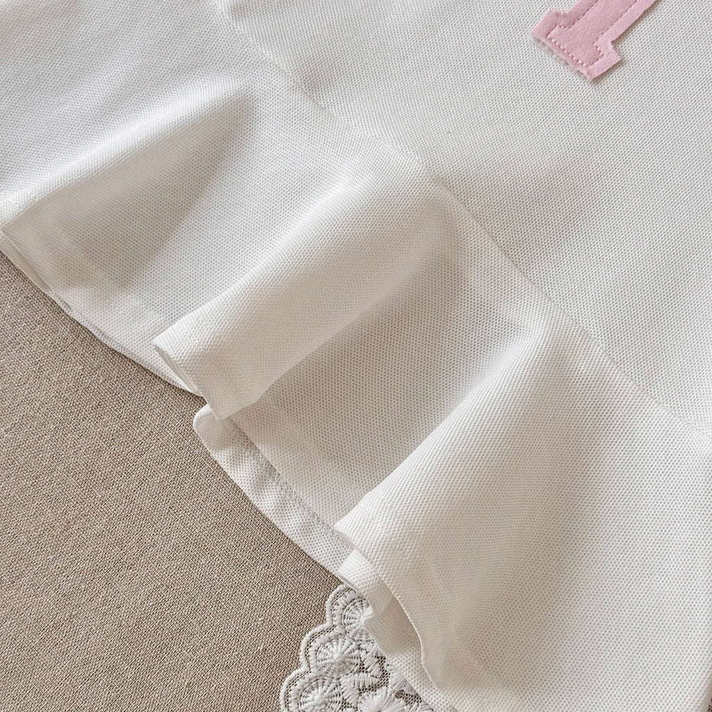 Summer Girls Dress  Round neck Short Sleeved Dress Baby Skirts Girl Casual Dresses  Suitable for babies aged 6 months to 3 years