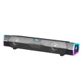 Bluetooth Speaker Bar for Home Audio and Video with 4D Surround Sound Subwoofer Wired Wireless RGB Compatible with TV PC