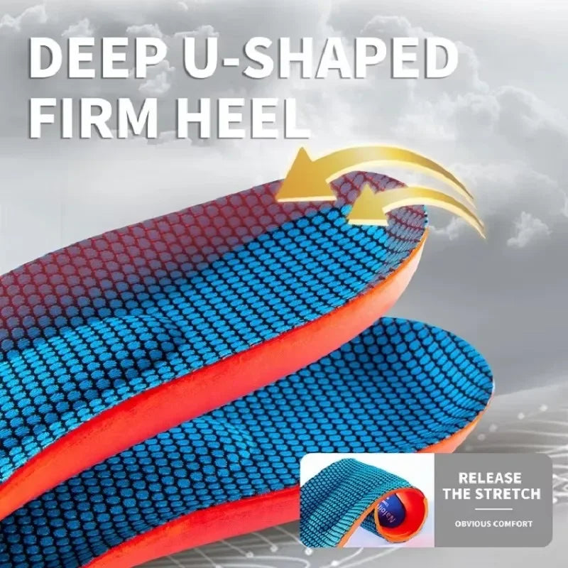 Orthopedic Insoles Feet Sport Shock-absorbing Insole Shoes Arch Support Plantar Fasciitis Templates Pads Men Women Sole Insoles