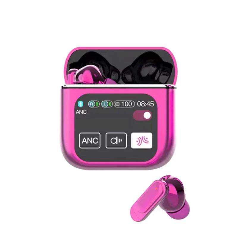 Bluetooth 5.4 Wireless Earphones LED Digital Display Gaming Headset Sport Headphones HiFi Sound Low Latency Earbuds