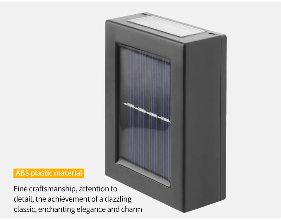 Solar Up and Down Spot Lights Outdoor Street Wall Light Waterproof Solar Lamp For Garden Street Balcony Yard Porch Decorative