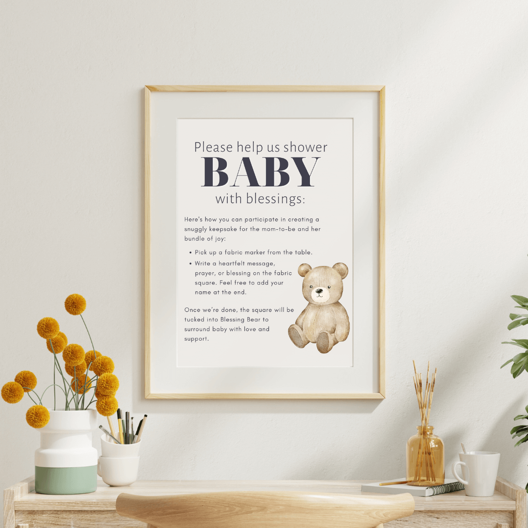 Baby Shower Sign
