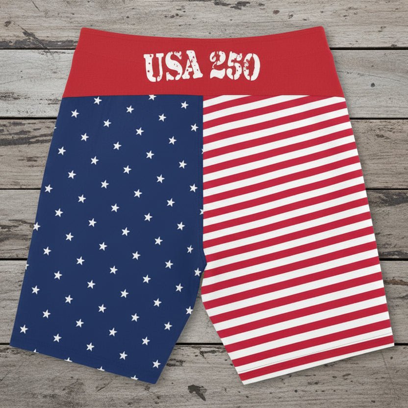 starfish N stripes | Patriotic Men's Board Shorts