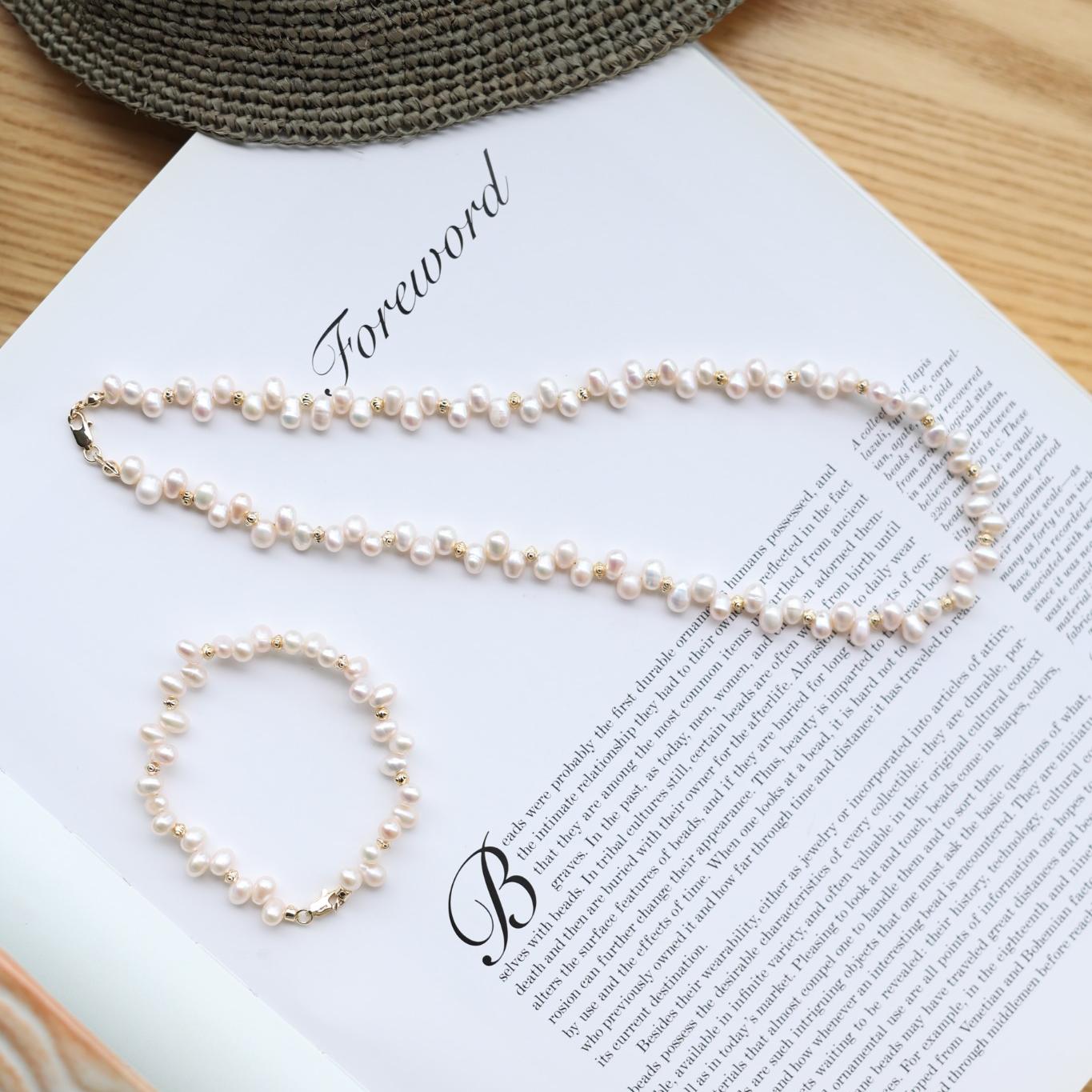 Blush Luster Pearl Set