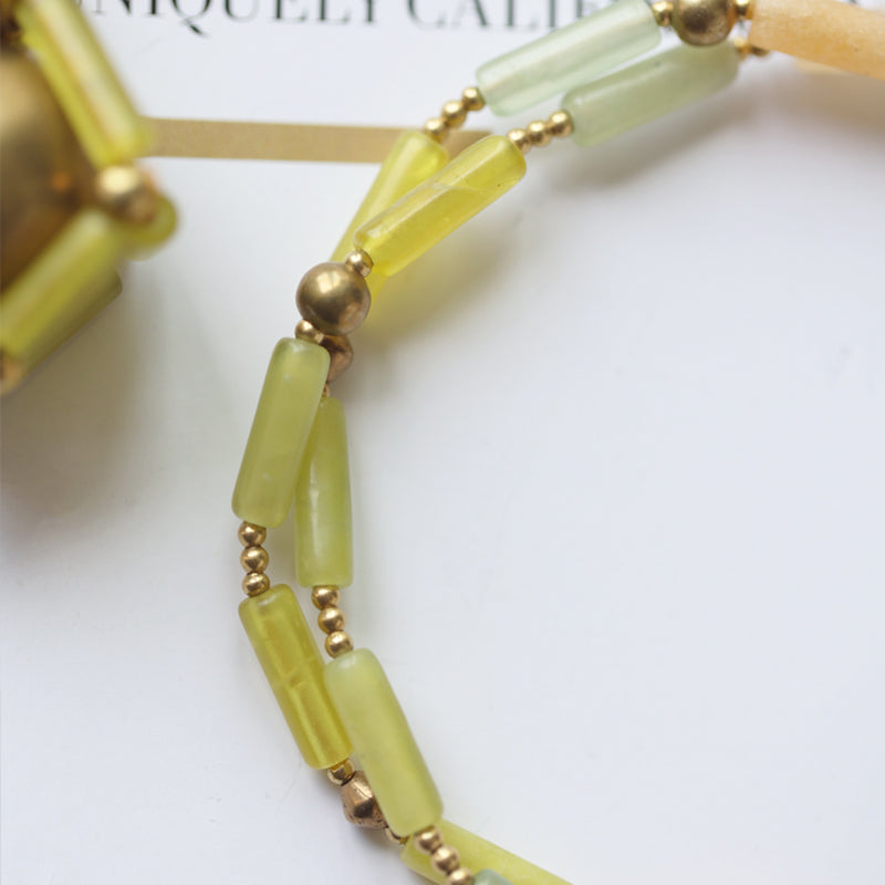 Olive Grove Jade Necklace