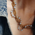 Perle Tressée Pearl Chain Necklace