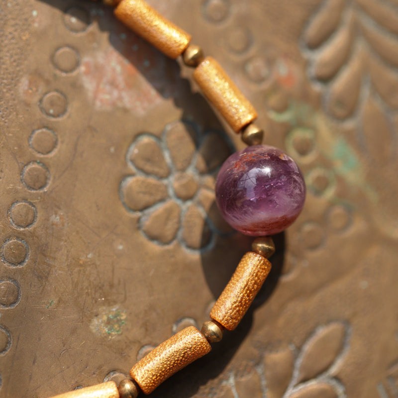 Amethyst Axis Necklace