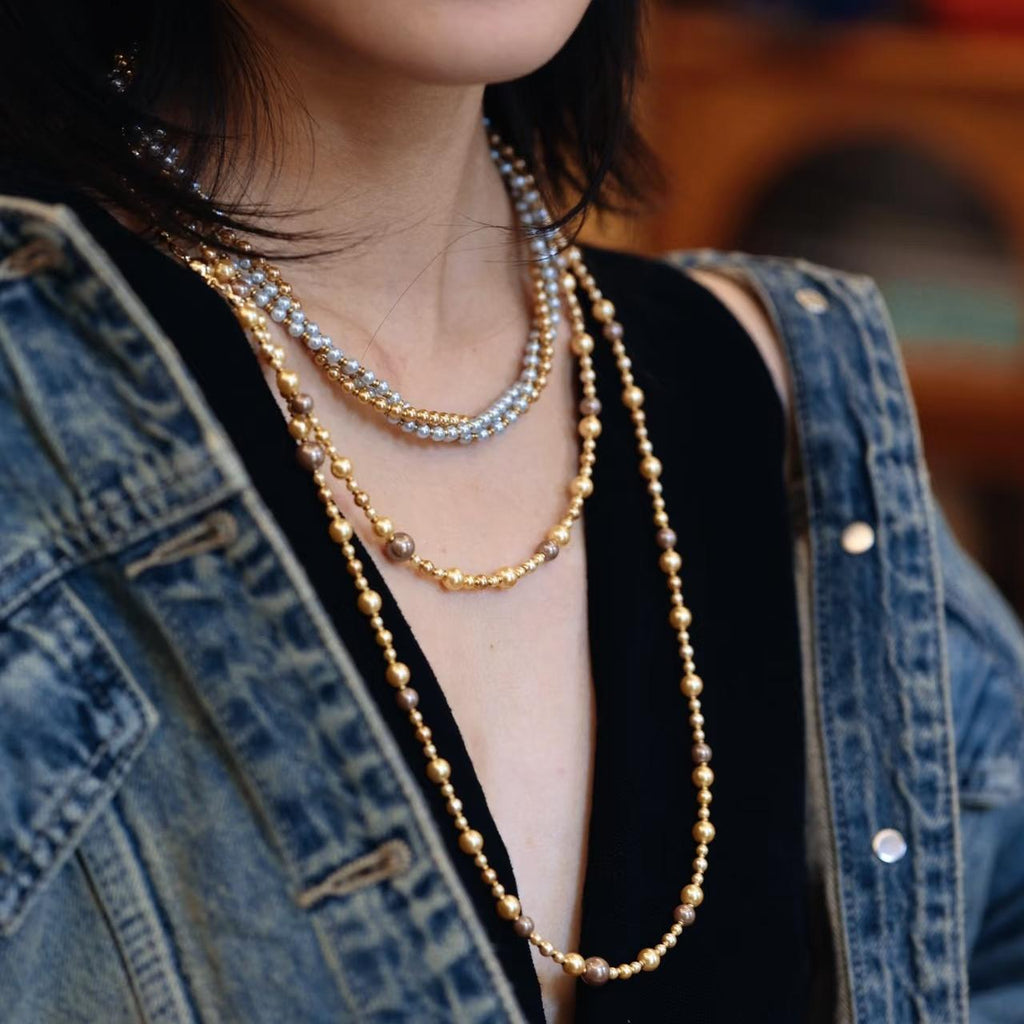 Harmonie Layered Pearl Necklace