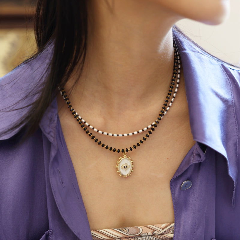 Eclipse Talisman Necklace Set