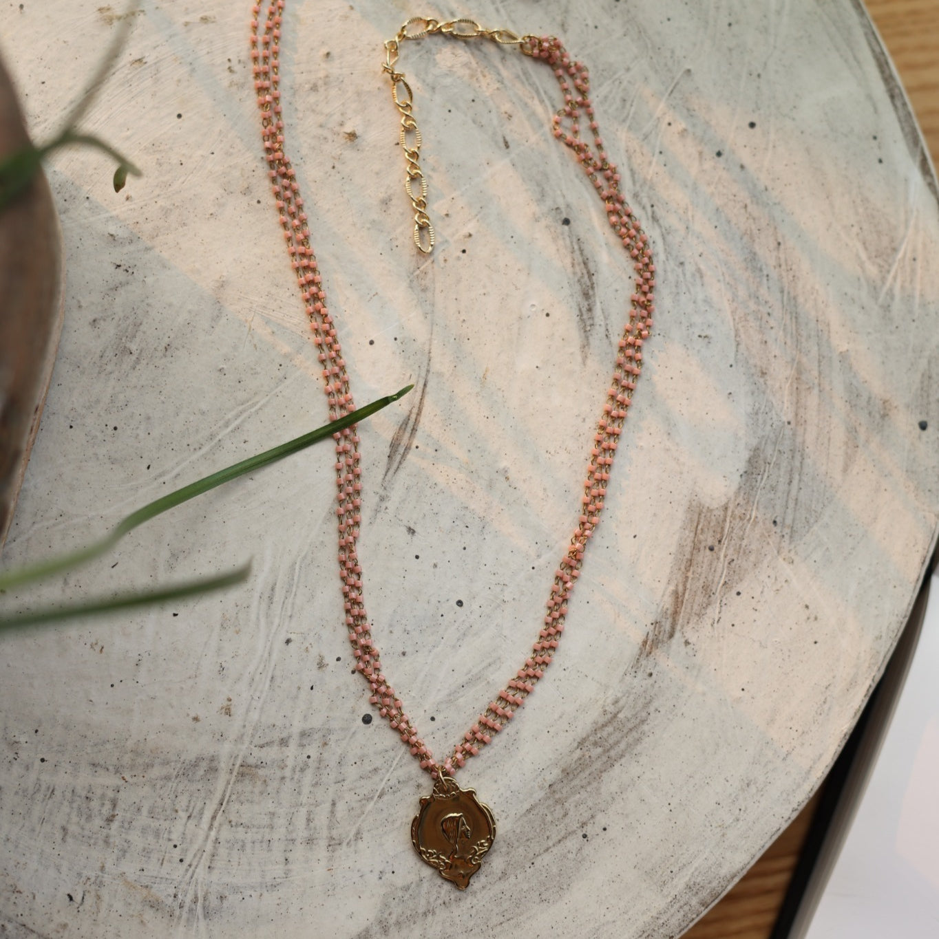 La Rosée Medallion Necklace