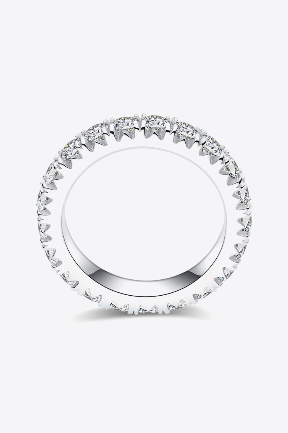 2.3 Carat Sparkala™ Eternity Ring (Platinum Over Pure Sterling Silver)