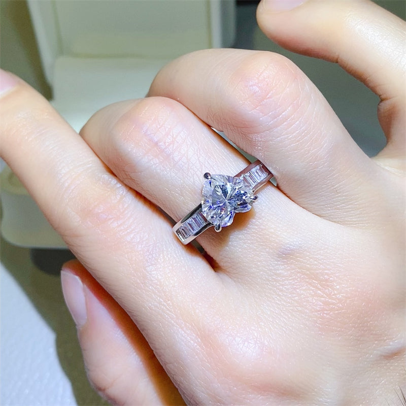 3 Carat Sparkala™ Pure Sterling Silver Ring