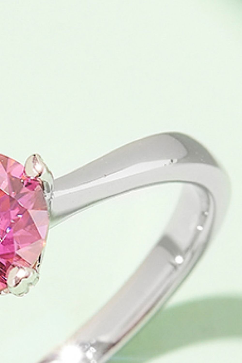 1 Carat Sparkala™ Platinum Over Pure Sterling Silver Solitaire Ring (Yellow, Pink, or Blue)