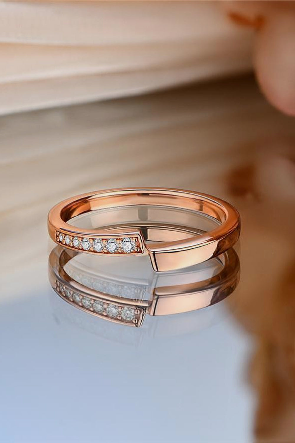 Sparkala™ Platinum Over Pure Sterling Silver Ring