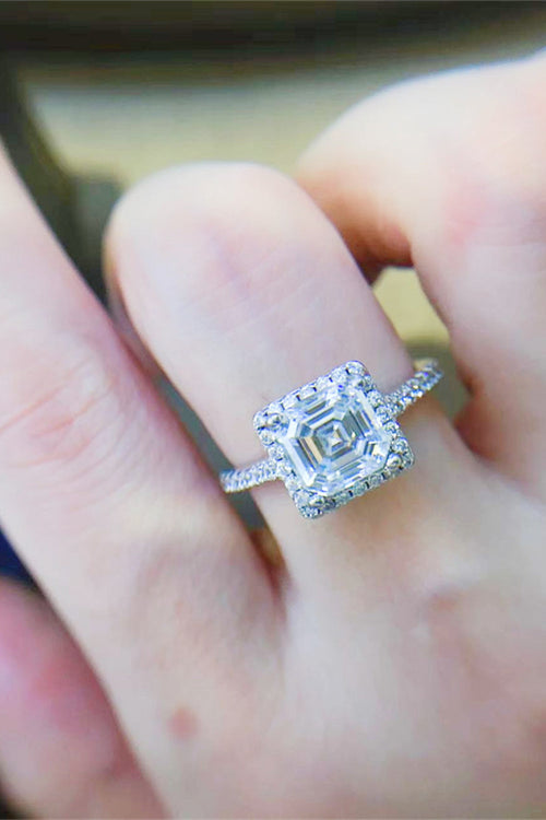 2 Carat Sparkala™ Platinum Over Pure Sterling Silver Ring