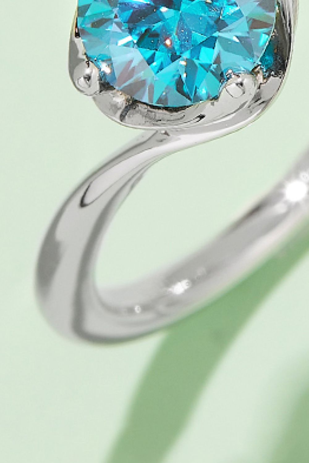 1 Carat Brilliant Round Cut Sparkala™ Platinum Over Pure Sterling Silver Solitaire Ring (Yellow, Pink, or Blue)
