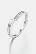 Sparkala™ Platinum Over Pure Sterling Silver Ring