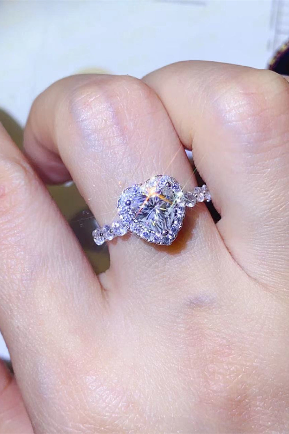 1 Carat Sparkala™ Heart Ring
