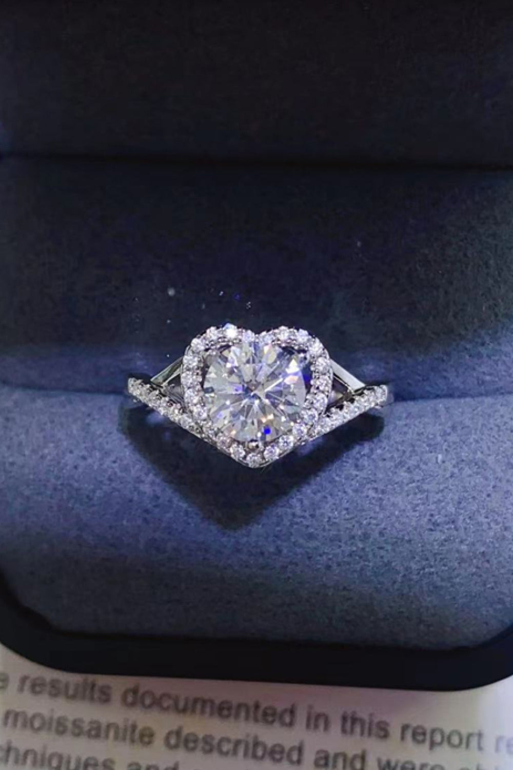 Adored 1 Carat Yellow Green Sparkala™ Platinum Over Pure Sterling Silver Heart Ring