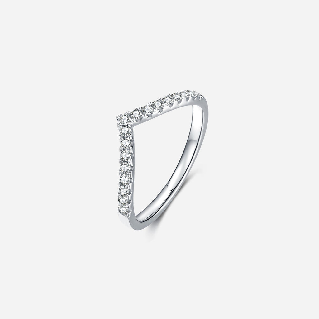 Sparkala™ Platinum Over Pure Sterling Silver Ring