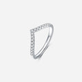 Sparkala™ Platinum Over Pure Sterling Silver Ring