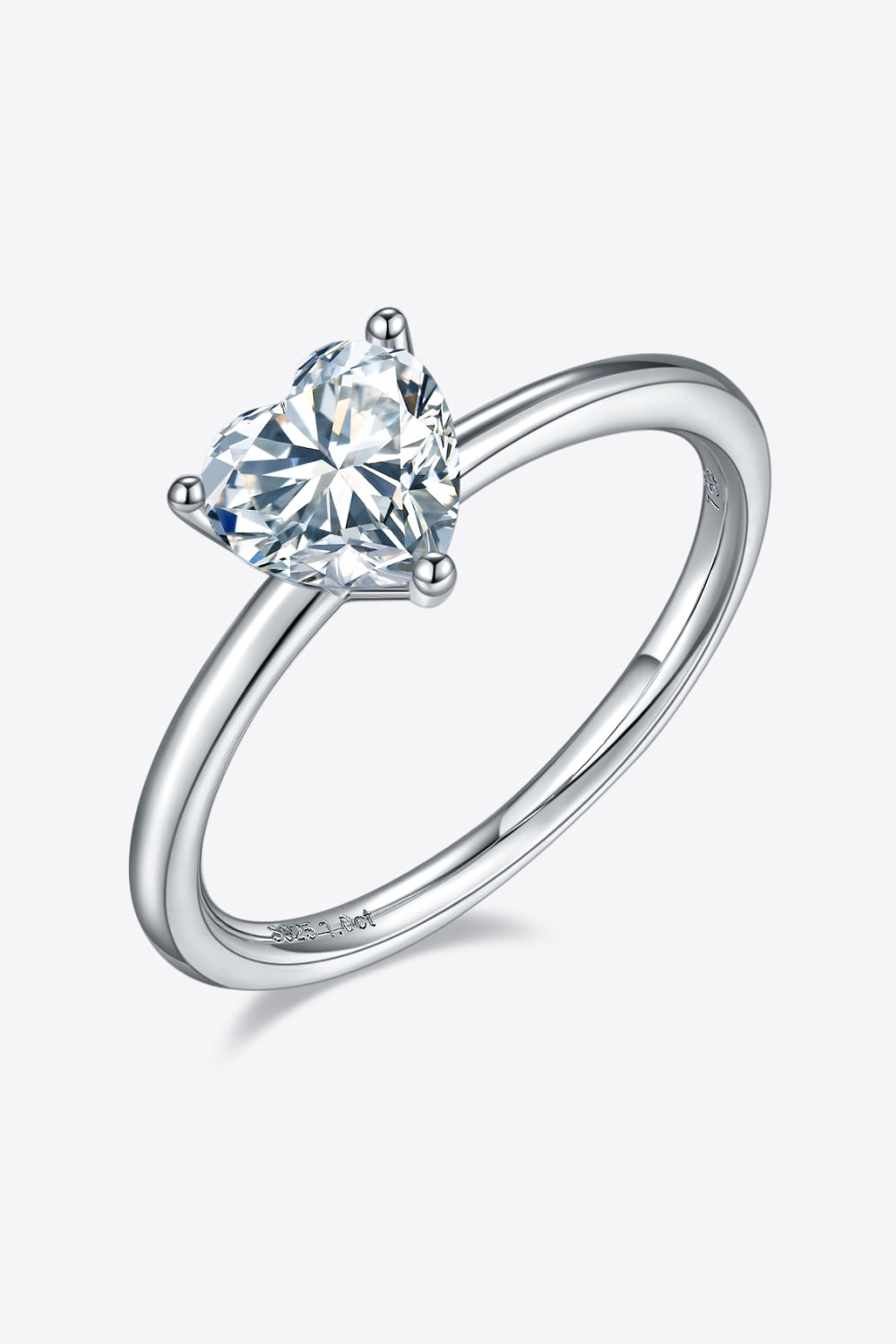 1 Carat Sparkala™ Platinum Over Pure Sterling Silver Solitaire Ring