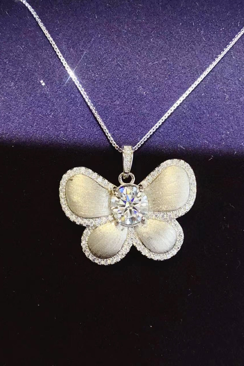 1 Carat Sparkala™ Butterfly Pendant Necklace
