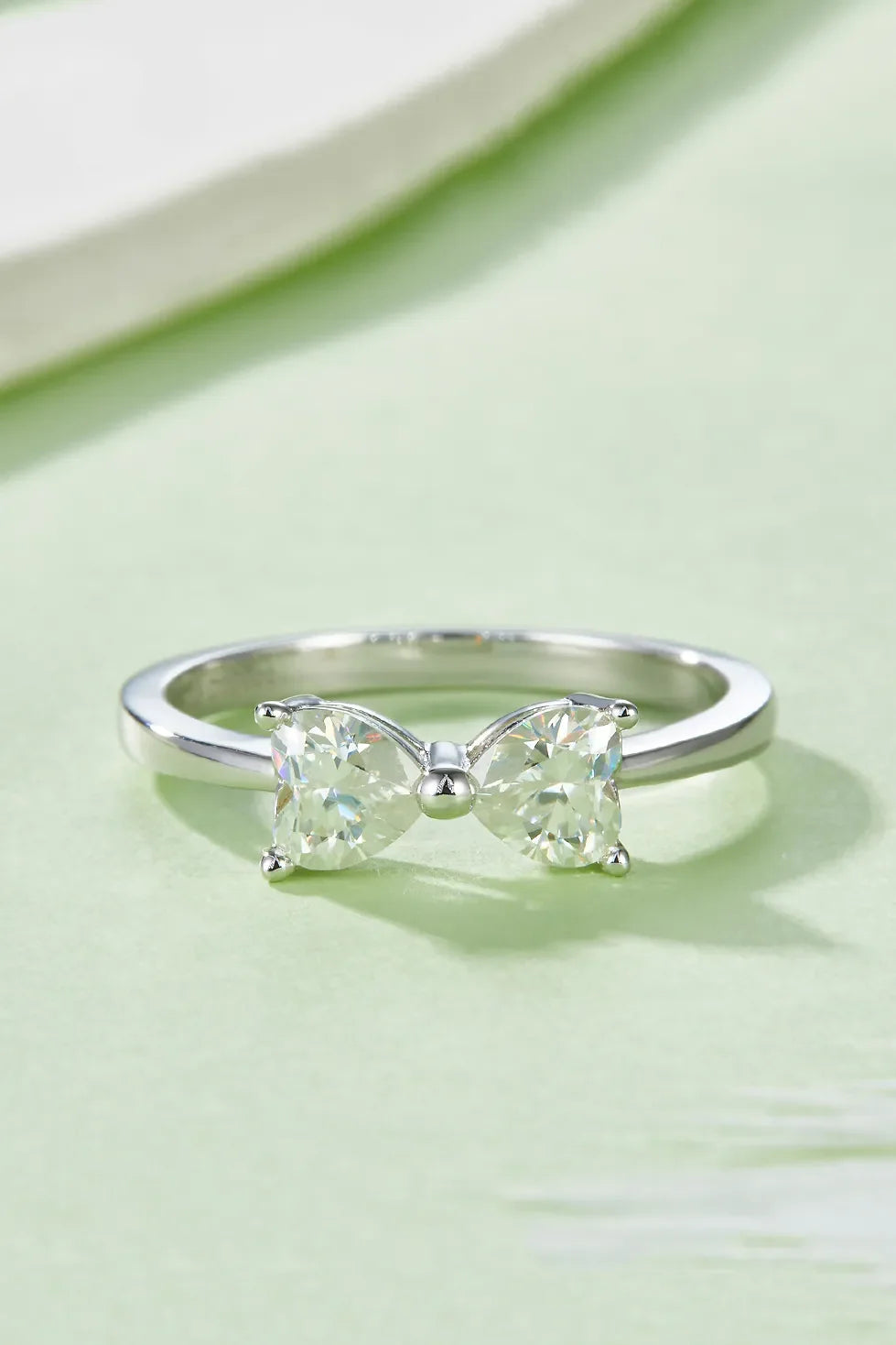 1 Carat Sparkala™ 925 Sterling Silver Bow Ring