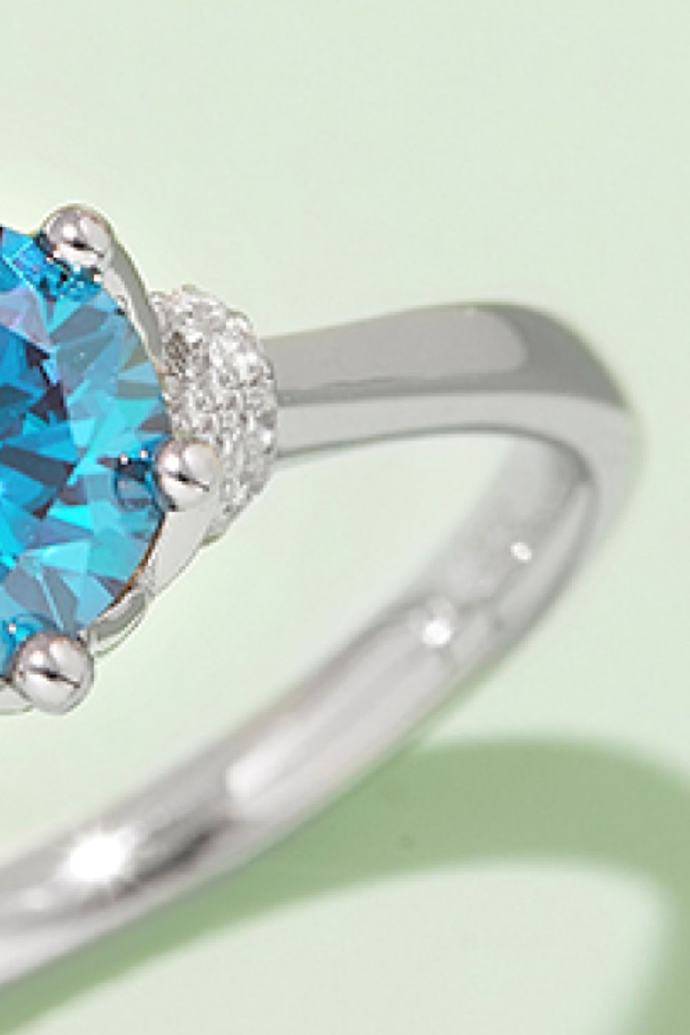 1 Carat Round Brilliant Round Cut Sparkala™ Contrast Platinum Over Pure Sterling Silver Ring (Pink, Yellow, or Aqua)