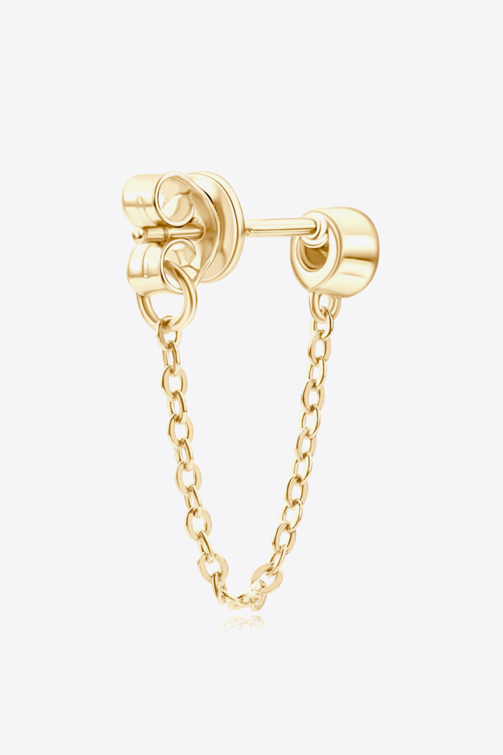 Inlaid Sparkala™ Chain Earrings (Platinum-Plated Fine Silver)