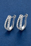 Sparkala™ Platinum-Plated 925 Sterling Silver Earrings