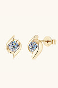 1 Carat Sparkala™ Platinum-Plated 925 Sterling Silver Stud Earrings