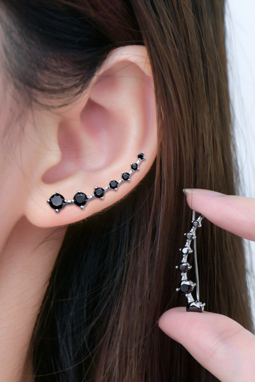 1.9 Carat Sparkala™ Platinum-Plated 925 Sterling Silver Earrings